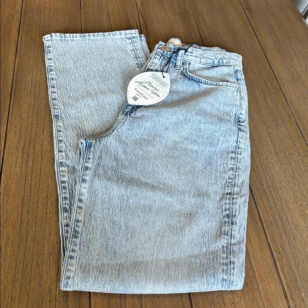 Triarchy Ms. Triarchy High Rise Straight legs Light blue Jeans - 27 Coreva NWT - Picture 7 of 12